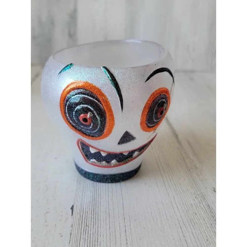 Dept 56 35763 skeleton monster Halloween Fright Light‎ tealight Halloween